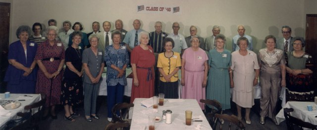 The Class of ’46, 50th reunion.